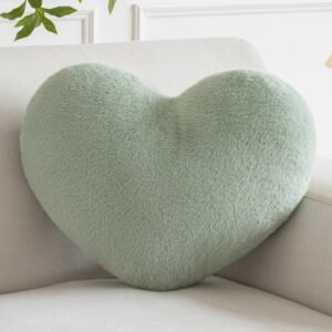 LIONEL MB Heart Pillow, Heart Shaped Pillow for Bed Couch